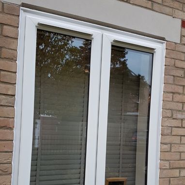 brick wall and windows