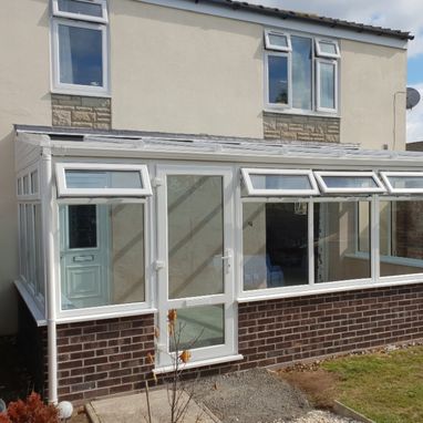 new conservatory next to garden